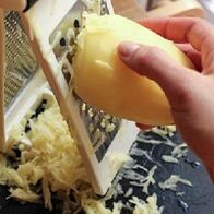 Minced potatoes
